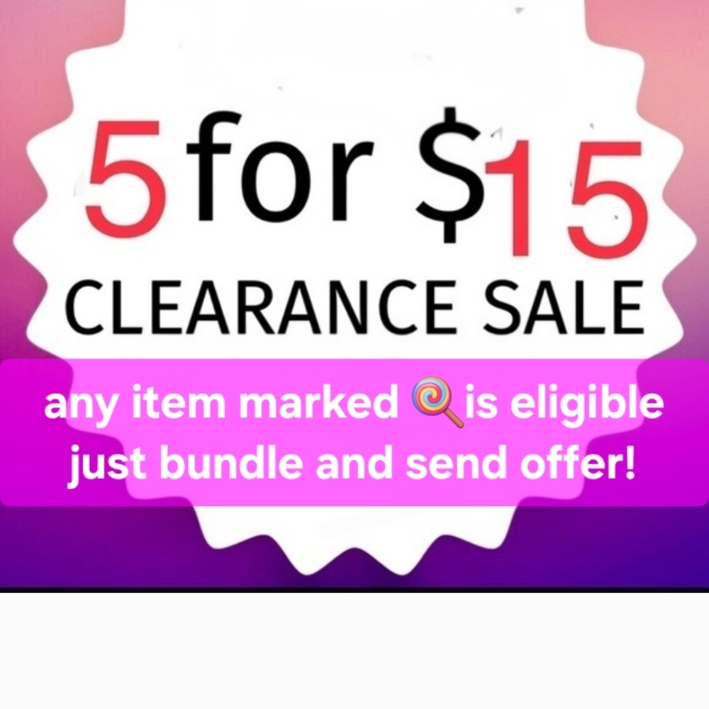 Clearance Sale Offer